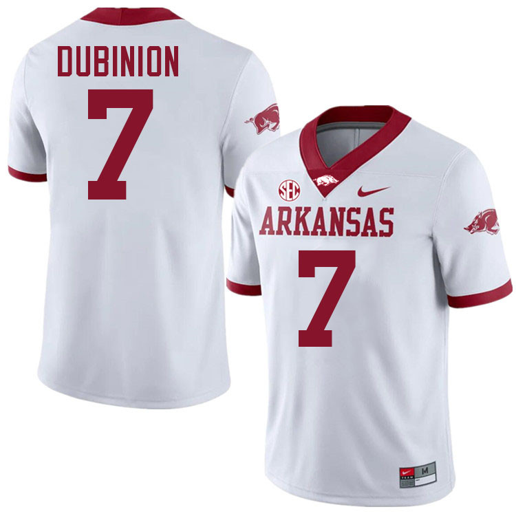 Rashod Dubinion Arkansas Jersey,Arkansas Razorbacks #7 Rashod Dubinion Jersey Youth College-White